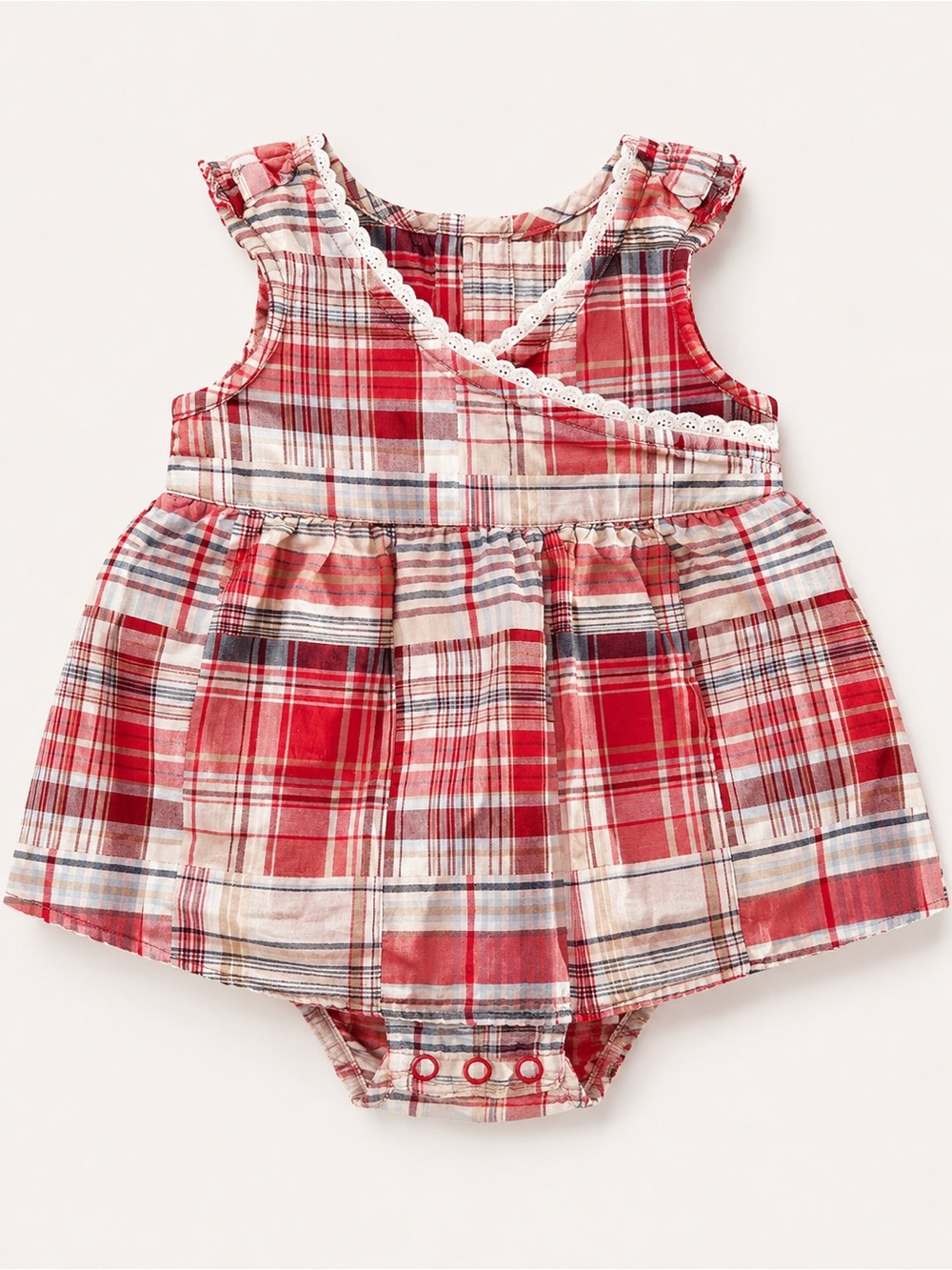 Faded Glory - Onesie Dress W/ Patterned Colors (Cotton) - 0-3M